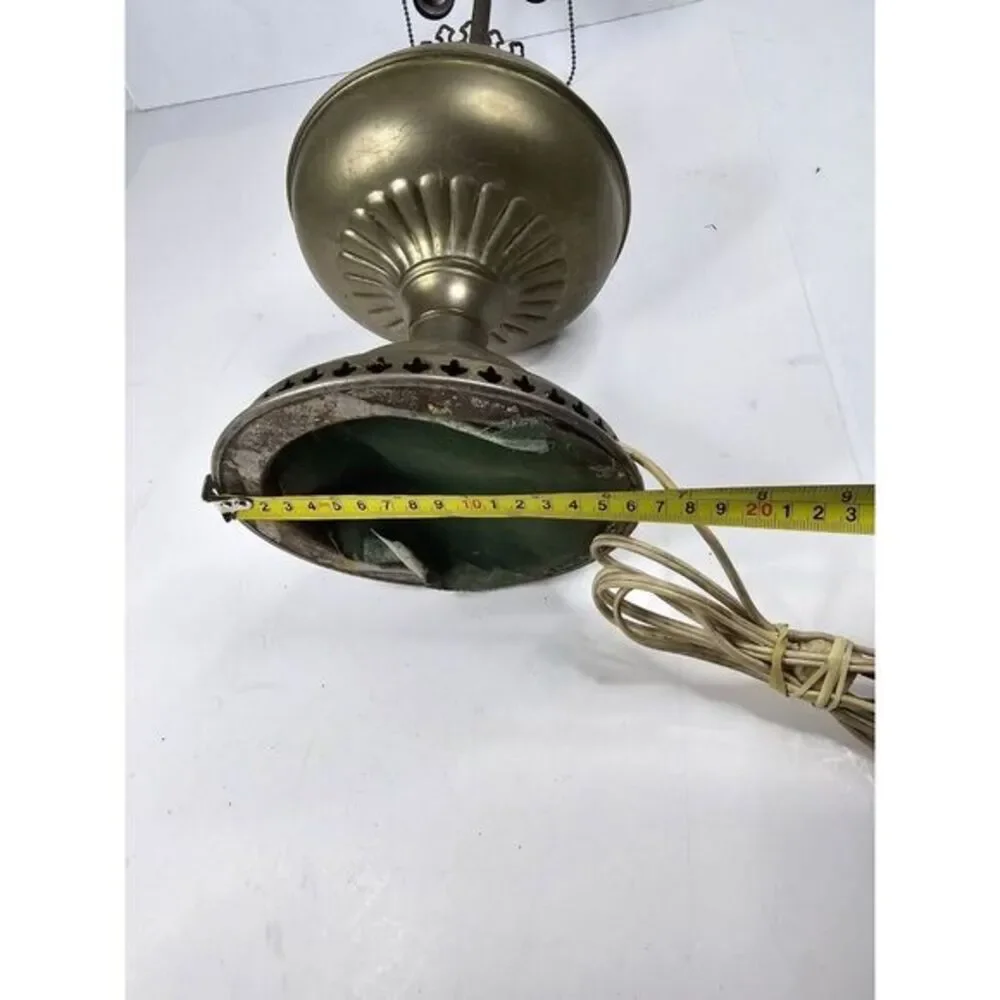 Collectable Vintage Antique Aladdin Oil‎ Lamp Converted Electric Light Vtg Rare